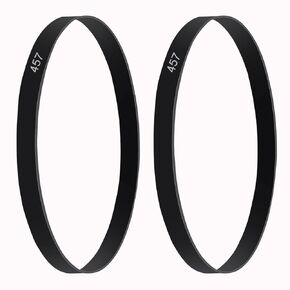 2PCS Vacuum Belts 562289001 Replacement Belts for Hoover Windtunnel T-Series, Fit UH70200 UH70210 UH70105 UH70120 UH71214 UH71215 UH71250 UH72600, Replace Part AH20065,12.8 x457 Flat Belts