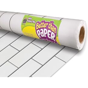 White Subway Tiles Better Than Paper® Bulletin Board Roll