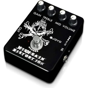 Joyo JF-04 High Gain Distortion, Guitar FX Pedal with Mid EQ