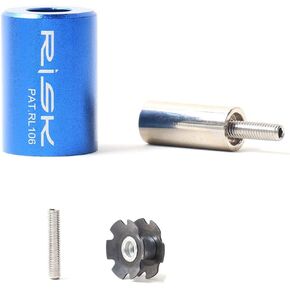 COONIUM Bike Star Nut Setting Tool, Bicycle Fork Setter Installer with Free 1 Star Nut and 1 Spare Positioning Screw for 1 1/8 inch Tube