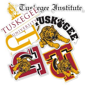 Desert Cactus Tuskegee University Golden Tigers Stickers Vinyl Decals Laptop Water Bottle Car Scrapbook T2 (Type 2)