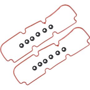 X AUTOHAUX 1 Set Engine Valve Cover Gasket Fit for Buick for Chevrolet for Oldsmobile VS50080R 25530329 25535264