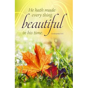 Bulletin - He Hath Made Everything Beautiful (Pack Of 100)