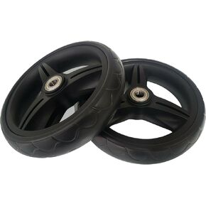 Front Wheels and Tires Kit Compatible with Uppababy Vista 2015-2019 and Vista V2 (not Cruz), set of 2