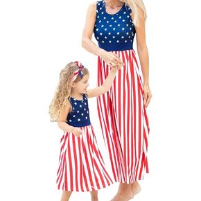 Mommy and Me Matching Outfits Womens Baby Girl 4th of July T Shirt Mother Daughter Matching Outfits Family Matching Clothes