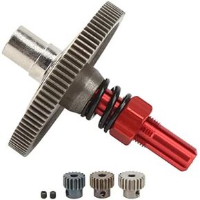 VGEBY Slipper Gear Set, 91T Gear Metal Gear Assembly Differential Upgrade Parts Metal Gear Assembly for Arrma Senton 1/10 RC Cars (Red)