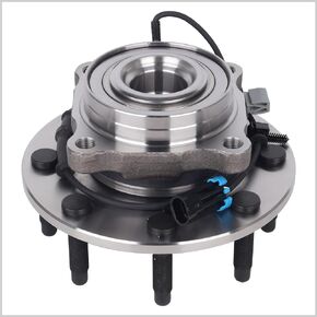 MACEL 515098 Front Wheel Hub Bearing Assembly Compatible with 07-09 Chevy Silverado 2500/3500/2500HD, GMC Sierra 3500/2500HD, 08-09 Hummer H2 8 Lugs W/ABS