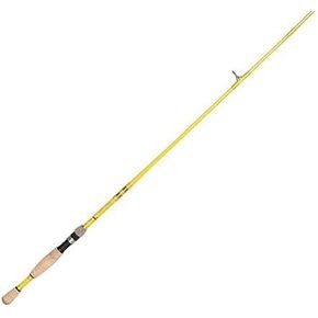 قضيب دوار من Eagle Claw Featherlight، قطعتان (أصفر فاتح للغاية، 6 أقدام)، الموديل: FL204-6، للرياضة والخارج in Saudi Arabia