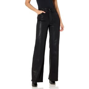 PAIGE Women's Sasha, Black Fog Luxe Coating