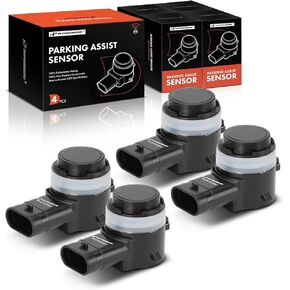 A-Premium 4-PC Reverse Backup Parking Assist Sensor Compatible with Select Mercedes-Benz Models - C300, C350e, C400, C450 AMG, C63 AMG, C63 AMG S, E250, E300, E350, E400, E550, E63 AMG, GLE350d