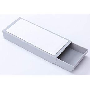 MAOYE Drawer Pencil Tray Self-Adhesive Pop-Up Hidden Desktop Organizer Paste Drawer-Type Storage Pen Box Under The Table Hidden Paste Pen Barrel Office Stationery Sundries Storage Box (White)