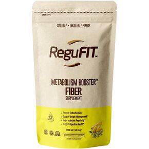 Regufit Fiber Powder to Supports Bloating & Gut Health, Helps Maintain Regularity, Prebiotic, Superfood, Omega-3 ALA, Pineapple Flavor, 30 svgs in Saudi Arabia