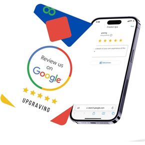 Google Review Card with QR Code- Boost Your Google Online Presence | Reusable Smart Card| Tap to Review Card| Boost Reviews Easily| Enhance Google Ratings