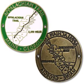 Appalachian Trail Hiking Stick Medallion