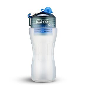 ÖKO - Advanced Water Bottle with Filter Derived from NASA Technology, Filtered Water Bottle for Travel/Outdoors & Home, Water Filter Bottle for Harmful Contaminants (650 ML, Moss)