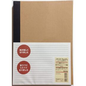 2 X MUJI Notebook B5 6mm Ruled 30 Sheets - 60 Pages, 5-Pack X 2 Set (10 Books)