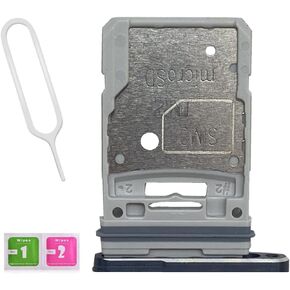 Dual SIM Card Tray Slot Holder Replacement for Samsung Galaxy S20 FE 5G G780U G781U G981B with Sim Card Tray Open Eject Pin (All Carriers)