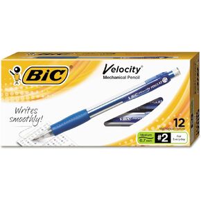 BIC MV711BK Velocity Original Mechanical Pencil, 7mm, Blue