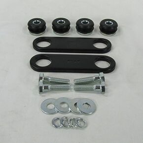 Custom Weld-On Motorcycle Gas Tank Mounting Kit with Steel Frame Plates, Rubber Mounts & Hardware - Perfect for Custom Harley Chopper, Bobber, Café Racer Builds – Universal Fit Item for any Motorcycle