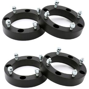 HICKS 4x156 Wheel Spacers 1.5" Thick Wheel Spacer Adapters 131mm Hub Bore with 3/8"-24 Studs, Set of 4