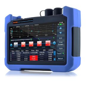 1310nm/35dB+1550nm/33dB SM Fiber OTDR Tester Build in OPM+OLS+VFL+Event Map+APP Module+7inch Touch Screen Compatible with SC+FC+ST+LC/UPC&APC Connector-SS315T-2B1