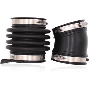 FUSCH Set of Air Intake Resonator Hose Tube Boot Duct Compatible with 06-08 Infiniti M35 3.5L 03-07 Infiniti G35 Replace #: 16576-EG00A 16576-AL50A