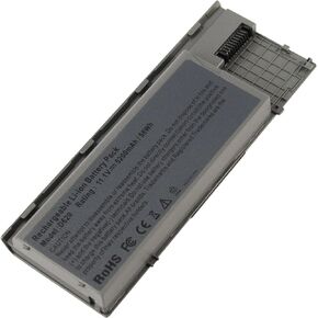 INC 5200mAh Laptop Battery Replacement for Dell Latitude D620 D630 D630c D631 Series