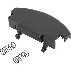 X AUTOHAUX 3B0868445 مسند ذراع السيارة غطاء مزلاج كليب مركز وحدة التحكم غطاء الصيد استبدال لشركة فولكس فاجن بولو 2015-2018 أسود