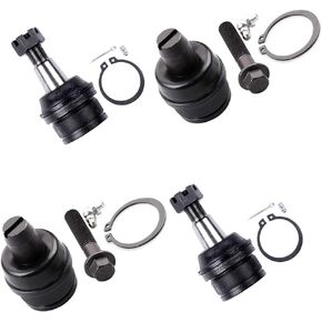 SCITOO 4-PC SET Suspension Kit For Ford E-150 E-150 Club Wagon Lower Ball Joint,Upper Ball Joint