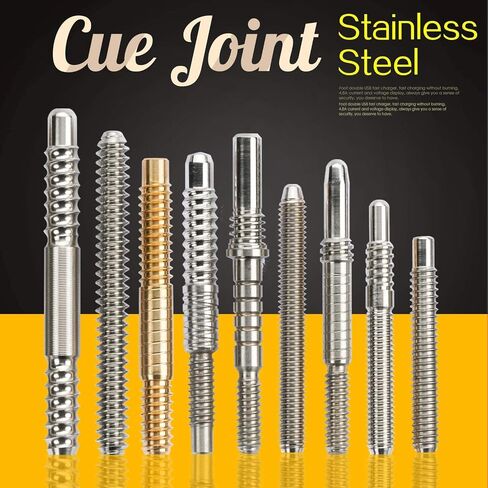 KONLLEN Billiards Pool Cue Joint Pin&Insert Longoni VP2/Wavy/Quick Loc 3/8 * 10 3/8 * 11 United Joint Billiards Accessories Shaft Fittings in Saudi Arabia