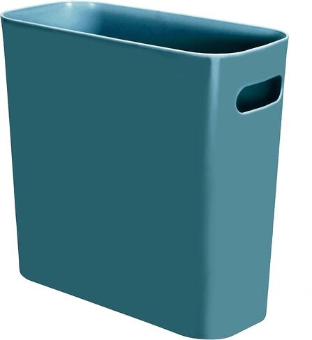 Youngever 1.5 Gallon Slim Trash Can, Plastic Garbage Container Bin, Small Trash Bin with Handles for Home Office, Living Room, Study Room, Kitchen, Bathroom (1 Pack Black) in Saudi Arabia
