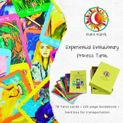 Experiential Evolutionary Process Tarot, Tarot Cards Deck, Tarot Cards, Tarot Cards with Guide Book, Tarot Cards Original, Tarot Deck, Tarot Cards with Meanings on Them, 78 Tarot Cards in Saudi Arabia