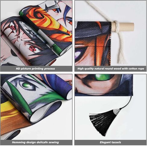 Hanging Anime Canvas tapestry Decoration series | Manga posters Wall Art Banner Wall hanging | 32 x 130 cm (Character eyes) in Saudi Arabia