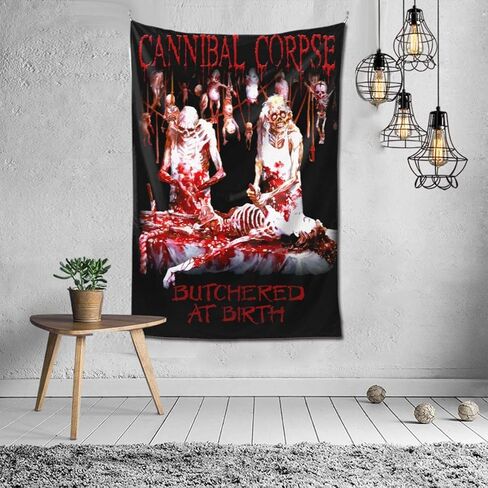 JIANKUN Can-nib-al-Cor-pse نسيج جداري معلق على الحائط ديكور منزلي جداري بطانية ديكور فني لغرفة المعيشة وغرفة النوم 60 × 40 بوصة in Kuwait