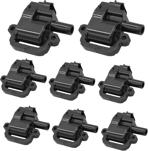حزمة ملف الإشعال Boskavalo متوافقة مع hevrolet CTS Avalanche Camaro Corvette Silverado Yukon Firebird V8 5.7L 8.1L بديل لـ C1144 UF192 12556450 12558948، مجموعة من 8 in Kuwait