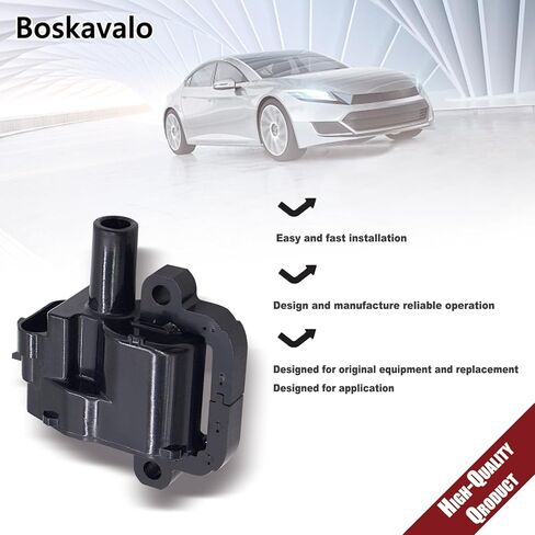 حزمة ملف الإشعال Boskavalo متوافقة مع hevrolet CTS Avalanche Camaro Corvette Silverado Yukon Firebird V8 5.7L 8.1L بديل لـ C1144 UF192 12556450 12558948، مجموعة من 8 in Kuwait