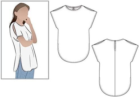 Style Arc Sewing Pattern - Rae Tunic (Sizes 18-30) in Saudi Arabia
