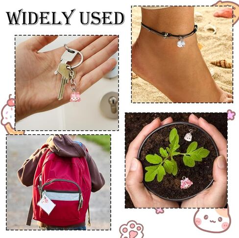 YOKUSHI 42PCS Cute Cartoon Resin Charms for Jewelry Making Bulk, 3D Mini Charms Pendant Cartoon Animal Ornament DIY Cute Charms for Bracelets in Saudi Arabia