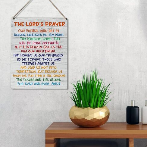 Inspirational Bible Gift Signs the Beatitudes Blessed are the Poor in Spirit for Theirs is the Kingdom of Heaven Wooden Hanging Sign Religious Scripture Art Wall Home Decoration 10 x 8 Inches in Saudi Arabia