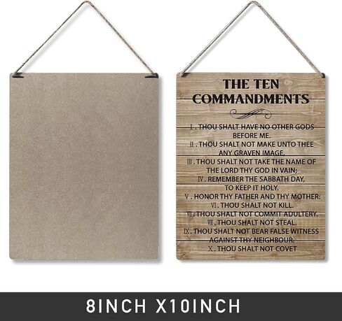 Inspirational Bible Gift Signs the Beatitudes Blessed are the Poor in Spirit for Theirs is the Kingdom of Heaven Wooden Hanging Sign Religious Scripture Art Wall Home Decoration 10 x 8 Inches in Saudi Arabia