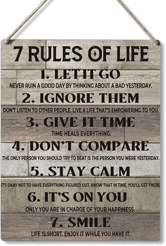 Inspirational Bible Gift Signs the Beatitudes Blessed are the Poor in Spirit for Theirs is the Kingdom of Heaven Wooden Hanging Sign Religious Scripture Art Wall Home Decoration 10 x 8 Inches in Kuwait