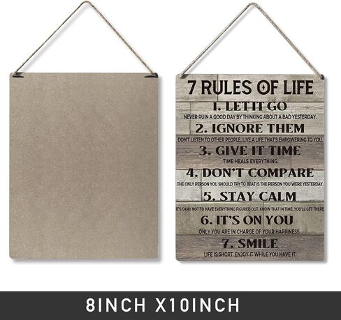 Inspirational Bible Gift Signs the Beatitudes Blessed are the Poor in Spirit for Theirs is the Kingdom of Heaven Wooden Hanging Sign Religious Scripture Art Wall Home Decoration 10 x 8 Inches in Kuwait