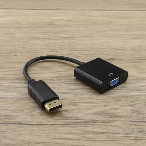 Create idea DisplayPort to VGA Adapter Gold-Plated DP DisplayPort Male to VGA Female Display Monitor Converter Cable Adapter for Computer PC Desktop Laptop Projector in Saudi Arabia