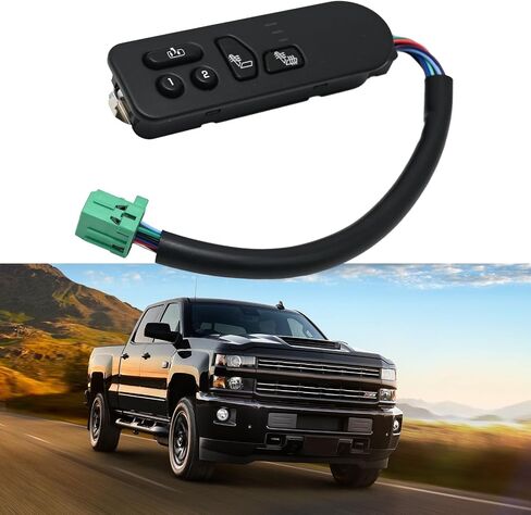 15116863 استبدال مفتاح المقعد الساخن لسيارة Chevy Silverado 1500&1500HD 2500 2500HD لاستبدال GMC Sierra 3500 Classic 2007 يستبدل 15169669 15179137 901-200 SW8418 in Kuwait
