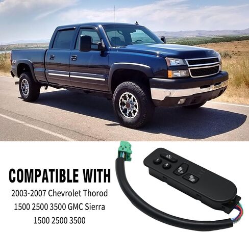 15116863 استبدال مفتاح المقعد الساخن لسيارة Chevy Silverado 1500&1500HD 2500 2500HD لاستبدال GMC Sierra 3500 Classic 2007 يستبدل 15169669 15179137 901-200 SW8418 in Kuwait