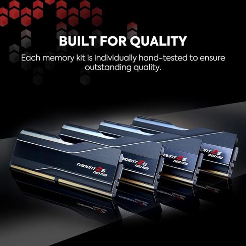 G.SKILL Trident Z5 Neo RGB Series (AMD Expo) DDR5 RAM 48GB (2x24GB) 6000MT/s CL40-48-48-96 1.35V Desktop Computer Memory UDIMM - Matte Black (F5-6000J4048F24GX2-TZ5NR) in Saudi Arabia