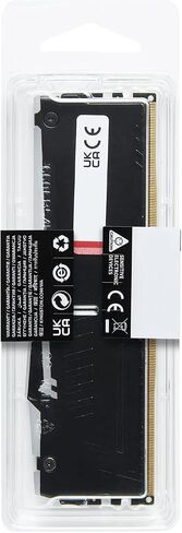 كينغستون فيوري بيست RGB أسود 64 جيجابايت (4x16 جيجابايت) 5600MT/s CL40 DDR5 XMP DIMM | رفع تردد التشغيل | التوصيل والتشغيل | إنتل أكس إم بي 3.0 | مجموعة من 4 | KF556C40BBAK4-64 in Saudi Arabia
