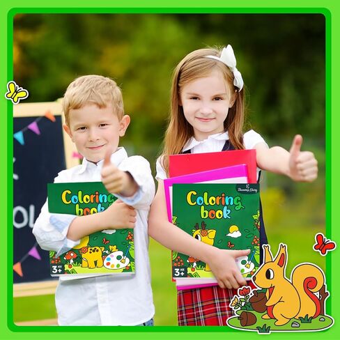 طلاء يوميات إليانور مع كتاب تلوين مائي، 20 ورقة رسم بالألوان المائية للأطفال الصغار الذين تتراوح أعمارهم بين 2 3 4 5 6، حرفة فنية للرسم خالية من الفوضى للأطفال الأولاد والبنات، هدية صيفية لعيد ميلاد المدرسة في الهواء الطلق in Kuwait