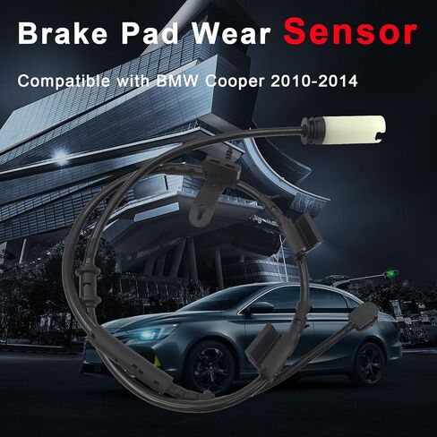 FTTYUHU Front and Rear Brake Pad Wear Sensor 34356792572, 34356792573 for Mini Cooper R55 R56 2010-2014 in Kuwait