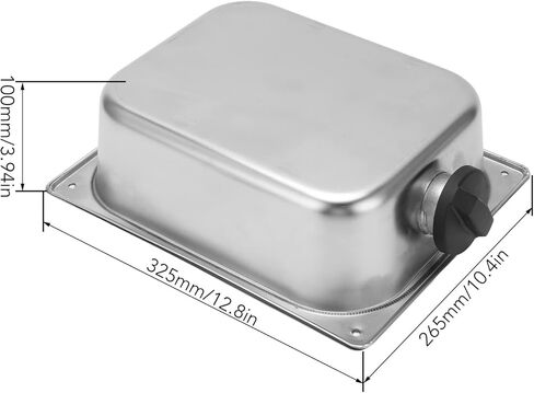 خزان الوقود Acouto لسخان التوقف Webasto سعة 7L خزان الوقود البنزين البنزين الفولاذ المقاوم للصدأ استبدال السيارات in Kuwait